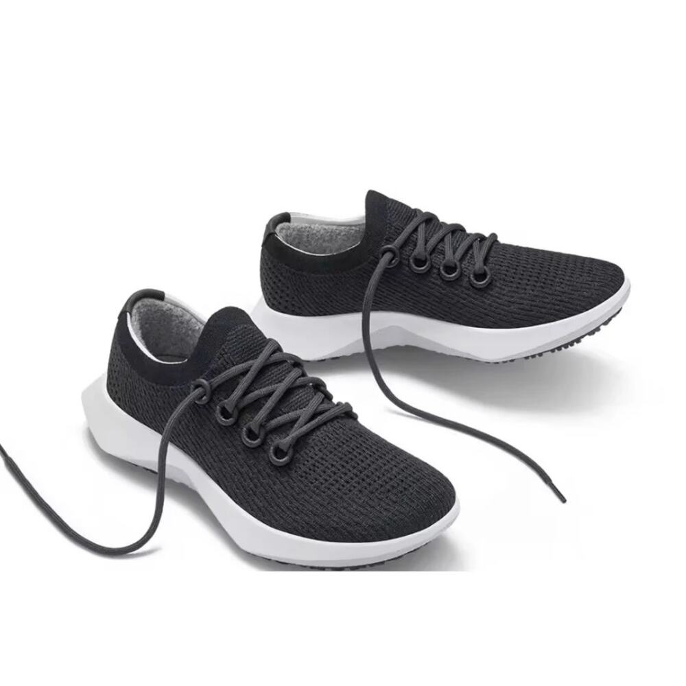Allbirds Women's Natural Black Blizzard Tree Dasher 2 Running Shoes Size 7.5